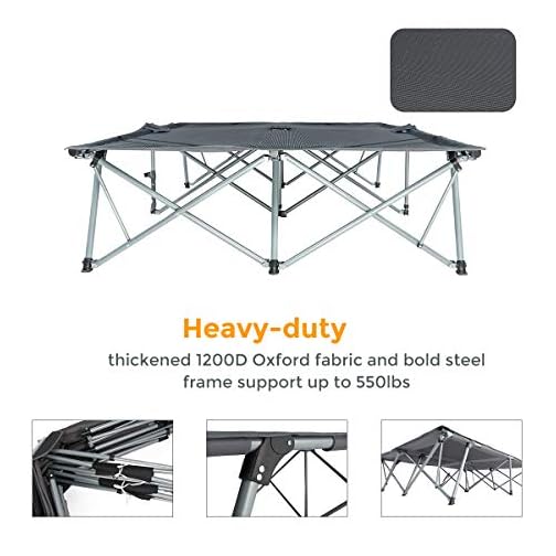 kingcamp double camping cot