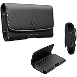 for iPhone 6 Case, iPhone 6S Leather Case, iPhone 8 Holster Case; TMAN Slim Fit Size Pouch Case with Magnetic Closure with Belt Clip and Belt Loops for iPhone 6/ iPhone 7/ iPhone 8