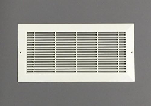 Plastic Sidewall Return Grille 14" wide 6" tall (14"x6") Off White