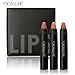 Lookatool Long-lasting Red Velvet Matte Color Pencil Lipstick Crayon Makeup Set
