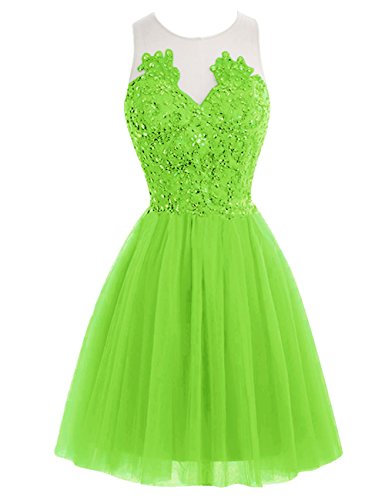 lime green party dress