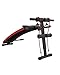JUFIT Sit Up Bench Adjustable Workout Ab Abdominal Exercise Bench Board BLACK