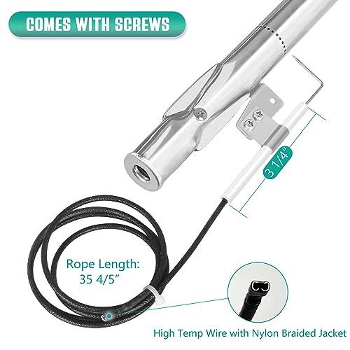 Unidanho 2 Burner Gas Grill Replacement Parts for Nexgrill 720-0830H 720-0864 720-0830A 720-0864 720-0888 720-0958A Flavorizer Bars Flame Tamers Igniters Kits