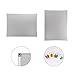 4 THOUGHT Fabric Bulletin Board 36 x 24 Inches Wall Mounted with Silver Aluminium Frame Message Memo Pin Board for Display and Organize Office or Classroom, 3 x 2 Feet, 10 Push Pins Included, Gray