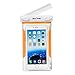 Ace Teah Waterproof Case Universal Transparent Waterproof Cellphone Dry Pouch Cases with Comb for iPhone, Samsung and Other Devices Up to 5.7 Inch - (Black, White, Blue, Green, Orange, 5 Pack)