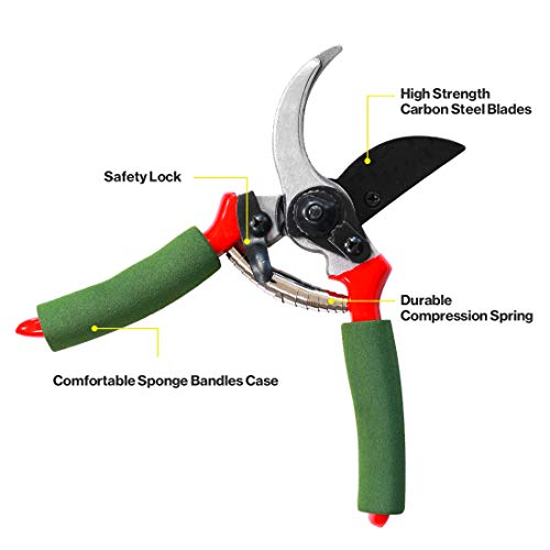 Terme Pruner Foam Handle Pruning Shears - Thumbnail 2