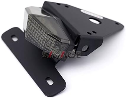 Motorcycle accessories Registration License Plate Holder LED Frame Tail Light Bracket Mount for SUZUKI DRZ400 S/SM DRZ400SM DRZ400S