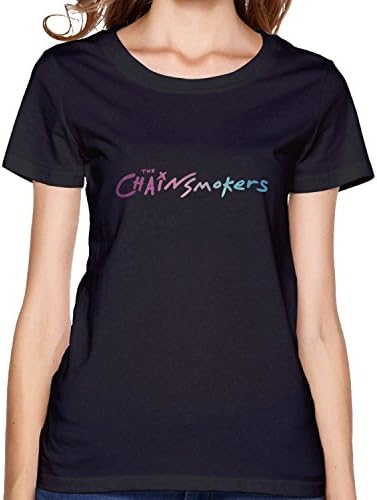 The Chainsmokers Logo Womens style Tee Shirt Black