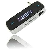 VicTsing Wireless In-car FM Transmitter Radio Adapter for iPod iPhone 6S 5 4S Sony HTC Nexus Nokia Motorola, Other Device with 3.5mm Audio Jack
