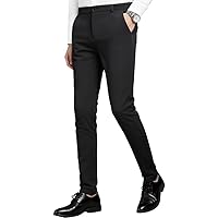 Louis Raphael Skinny Fit Flat Front Stretch Gabardine Dress Pant at Amazon Men's  Clothing store