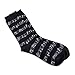 Music Cotton Crew Socks for Men Multi size 10-13