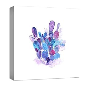 NWT Canvas Wall Art Beautiful Cactus Painting Artwork...