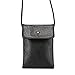 Universal Crossbody Bag Purse Cell Phone Pouch Multipurpose Soft PU Leather Wallet Moblie Phone Carrying Cases Shoulder Bag with Shoulder Strap for Smartphone Under 6.2' from WaitingU -Black