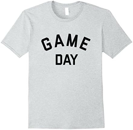 Mens Game Day Tee Shirt Medium Heather Grey