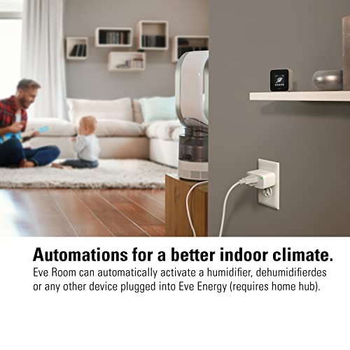 Eve Room Indoor air quality sensor to monitor air quality (VOC), temperature & humidity, Apple