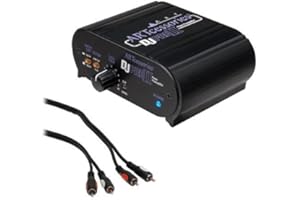 ART DJ Pre II Turntable Phono Preamplifier with RIAA EQ and a RCA Male to 2 RCA Male Audio Cable 3'