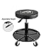Aain® Pneumatic Mechanic Roller Seat,Adjustable Rolling Stool with Tool Tray,Best Work Tool for Garger,Workshop and Auto Repair Shop,300lbs (Black)thumb 1