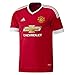 adidas Men's Manchester United 15/16 Home Risk Red/Black/White Jersey