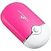 ThreeH Portable Mini Personal Fan Handheld USB Rechargeable Bladeless Air Conditioner Mute Electric Built-in Li-ion Battery Powered Desk Cooling Fan H-F015Pink