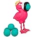 Hog Wild Flamingo Ball Popper Toy - Includes 4 Soft Foam Balls - Squeeze to Pop Air Powered Balls Up to 20 Feet - Launcher Safe for Indoor/Outdoor Play - Party Favor Gift for Kids, Girls, Boys Ages 5+