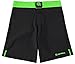 Sanabul Essential MMA Shorts Mens BJJ Shorts Boxing Trunks Grappling Shorts Nogi - Green, 36
