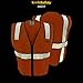 KwikSafety |Charlotte, NC| OFFICIAL Class 2 ANSI Hi Vis Safety Vest Orange L/XL