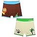 Ez Sox Boys Boxers, Monkey & Lion, 2-3 year