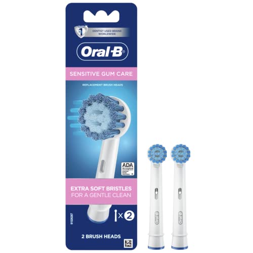 OralB Sensitive Gum Care Electric Toothbrush Replacement Brush Heads