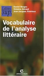 Vocabulaire de l'analyse littéraire