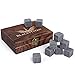Whiskey Stones Set, Whisky Rocks - 9 Handcrafted Premium Chilling Stones - Whiskey Ice Cubes