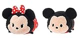 Mickey and Friends ''Tsum Tsum'' Mini Plush Collection Minnie Mouse and Mickey Mouse by Disney