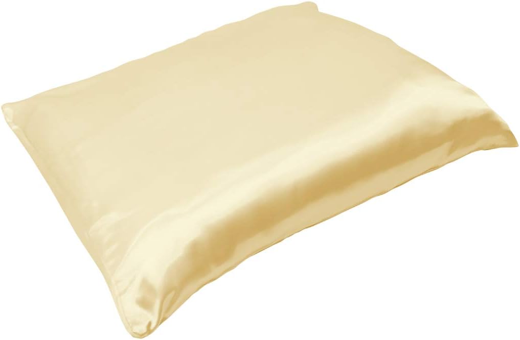 ADAMA 3316-BGE Satin Pillowcase, Standard, Beige