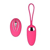 Bluesky Silicone Wireless Powerful 12 Speed Vibrating Egg with Remote Control- Pink