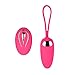 Bluesky Silicone Wireless Powerful 12 Speed Vibrating Egg with Remote Control- Pink
