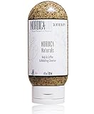Kelp And Coffee Exfoliating Cream Face Cleanser | Fine Granules of Iceland Geothermal Kelp & Organic Costa Rican Coffee | Natural Exfoliation | Organic Cream Cleanser Base | 4 oz