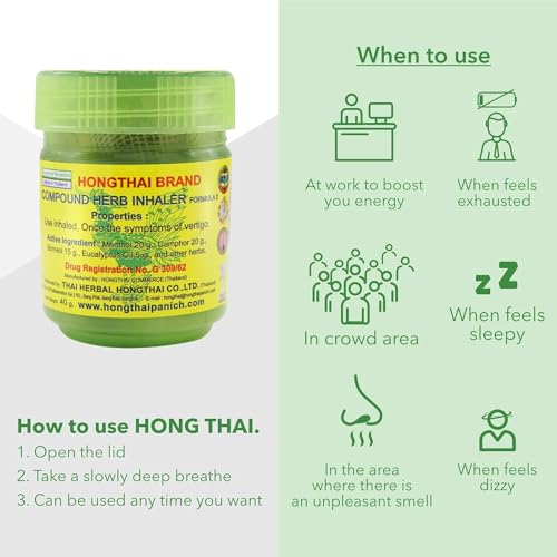 HONG THAI Traditional Thai 10G 6 Bottles
