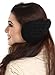 Womens Ear Muffs - Winter Ear Warmers/Covers - Behind The Head Style Cable Knit Fleece Earmuffs