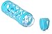 Glass Water Bottle With Protective Silicone Sleeve, Wide Mouth Lid With 3 Different Interchangeable Leak Proof Covers - Reusable Leakproof Container For Sports, Gym & Travel - BPA Free - 25oz | Blue