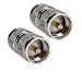 DHT Electronics RF coaxial coax adapter UHF male to male PL-259 connector Pack of 2 primary