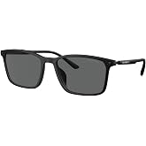 Emporio Armani mens Ea4223u Universal Fit Rectangular Sunglasses