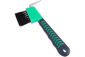 LNJBABAO Rubber Horse Pick Brush Horse Grooming Tools Horse Hoof Pick Brush with Non-Slip Handle Grip Portable Reusable for Hoof Care and Claw Care for Horse Sheep Cattle Used on Farm and Pasture