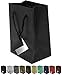 Novel Box Black Gift Bags with Handles 10 Pack 4.75x3.25x6.75 Inches Small Paper Bulk Gift Bags for Business, Shopping, Birthday, Party Favor - Euro Tote Paper Bag for Groceries & Personal Use