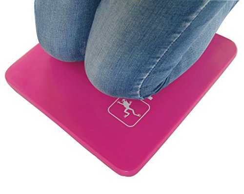 Hongwo Square Foam Garden Kneeling Pad Kneeler Cushion Knee Mat with Handle for Baby Bath, Fitness, Yoga, Gym, Cleaning-13.4"x13.4"x0.8"-Pink - Thumbnail 5