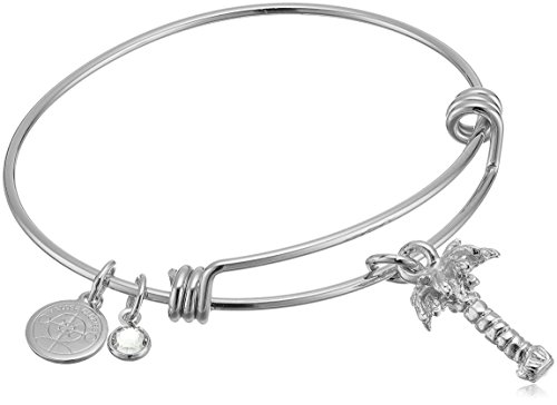 Halos & Glories"Palm Tree" Charm Bangle Bracelet