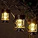 Hanging Solar Lights 2 Pack Solar Led Lantern Lights Garden Outdoor Pathway Stake Lights Vintage Beach Pavilion Lanterns(Hanging Design, 2 Warm Light)