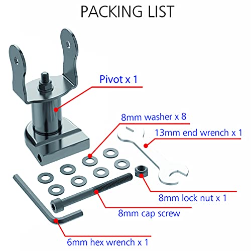 Melelly Screen Swivel Mount for Peloton, Pivot for Peloton Bike Screen