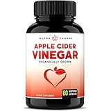 Organic Apple Cider Vinegar Capsules – 1000mg All Natural Cider Supplement for Weight Loss, Detox &amp; Digestion Support – Premium Cleanser 500mg Vegan Pills – Superior Absorption with Black Pepper