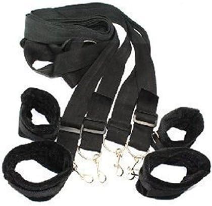 Amazon Com Ieasysexy Secret Under The Bed Restraint Comfortable Fur Lined Wrist Cuffs Ankle Cuffs With Nylon Straps Fetish Bondage Bdsm Sm Tool Kit Set Health Personal Care