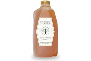 5 lbs. 100% Raw & Unfiltered Gallberry Honey - American Made by Pure Southern Honey