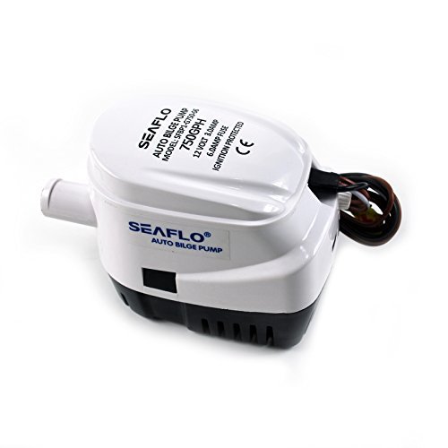 Pompe De Cale Automatique 12V 750GPH SEAFLO - Submersible, Avec Interrupteur à Flotteur - Pour Bateau, Camping-car
